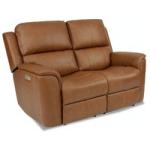 Henry Power Reclining Loveseat with Power Headrests and Lumbar
