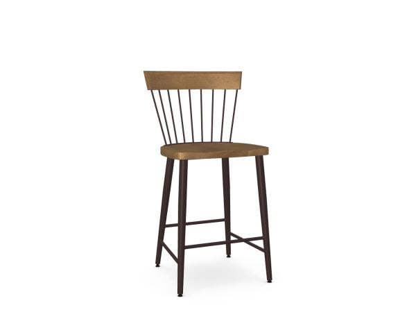 Angelina Non Swivel Stool Barstools Amisco 2