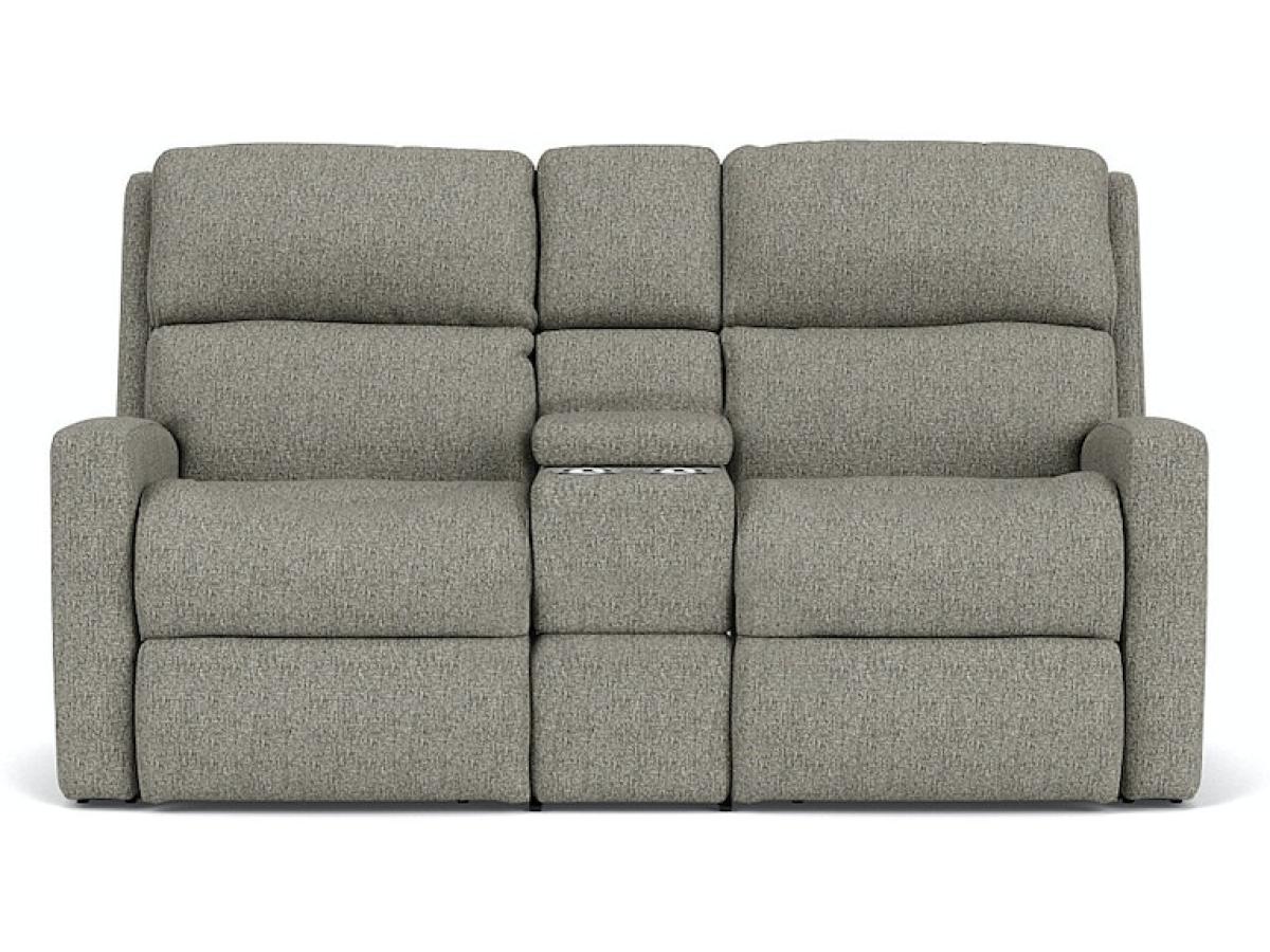 Catalina Power Reclining Loveseat with Console and Power Headrests Loveseats Customizable 2