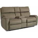 Rio Power Reclining Loveseat with Console and Power Headrests
