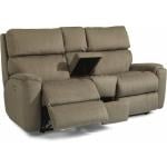 Rio Power Reclining Loveseat with Console and Power Headrests - Image 2