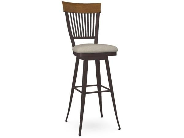 Annabelle Swivel Stool Upholstered Barstools Amisco 4