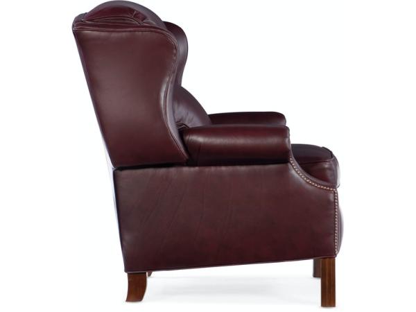 Chippendale Reclining Wing Chair - Image 4