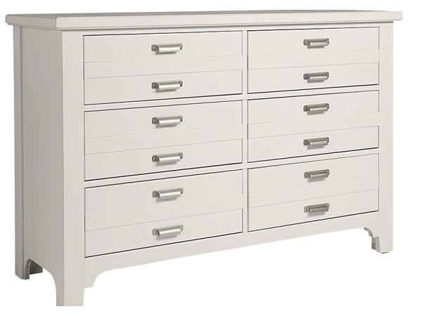Bungalow Home 6 Drawer Double Dresser Lattice Dressers Vaughan Bassett