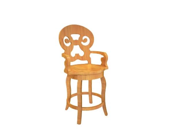 Alsace 24″ Swivel Arm Bar Stool Barstools Customizable