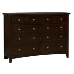 Bonanza Merlot 8 Drawer Storage Dresser