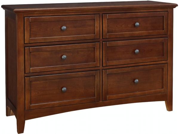 Bonanza Cherry 6-Drawer Studio Dresser Dressers Vaughan Bassett