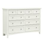 Bonanza White Triple Dresser