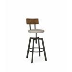 Architect Screw Stool Upholstered