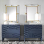 Balkan Modern Gold Wall Mirror - Image 2