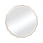 Aneta Gold Round Mirror