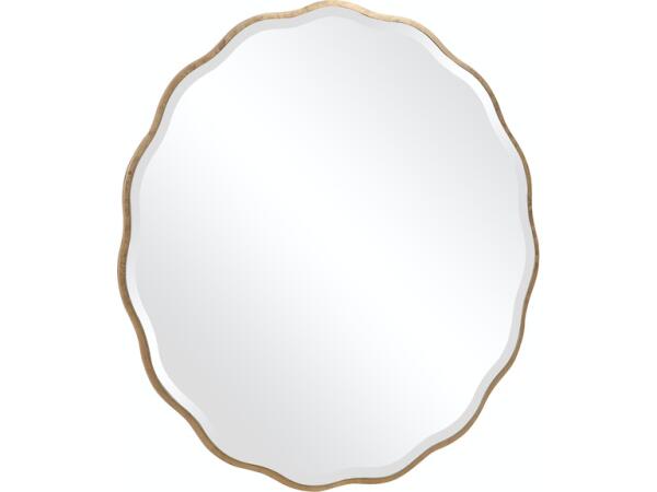 Aneta Gold Round Mirror - Image 4