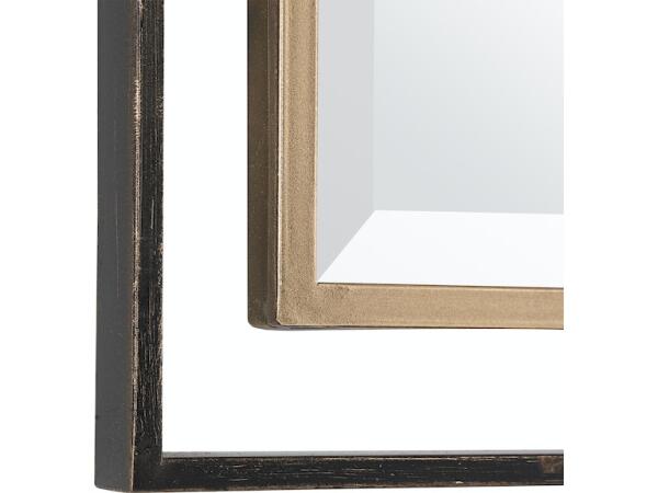 Carrizo Gold and Bronze Rectangle Mirror - Image 3