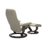 Stressless® Consul (L) Classic Base Recliner with Ottoman - Image 4