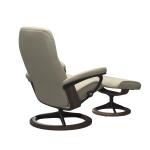 Stressless® Consul (L) Signature Base Recliner with Ottoman - Image 4