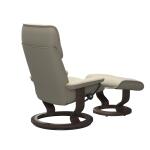 Stressless® Admiral (L) Classic Base Recliner with Ottoman - Image 4