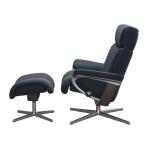 Stressless® Magic (L) Cross Base Recliner with Ottoman - Image 2
