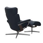Stressless® Magic (L) Cross Base Recliner with Ottoman - Image 4