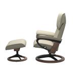 Stressless® Admiral (M) Signature Base Recliner with Ottoman - Image 2