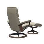 Stressless® Admiral (M) Signature Base Recliner with Ottoman - Image 4
