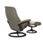 Stressless® Sunrise (L) Signature Base Recliner with Ottoman - Image 4