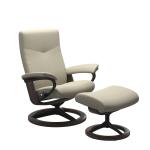 Stressless® Dover (S) Signature Base Recliner with Ottoman