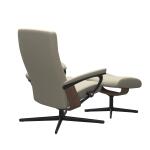 Stressless® Dover (M) Cross Base Recliner with Ottoman - Image 4