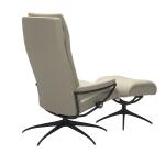 Stressless® Tokyo Star Base Recliner with High Back and Ottoman - Image 4