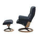 Stressless® Mayfair (M) Signature Base Recliner with Ottoman - Image 2