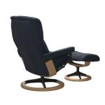 Stressless® Mayfair (M) Signature Base Recliner with Ottoman - Image 4