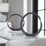 Orbits 14 X 14" Sculptures, Set of 2 - Image 3
