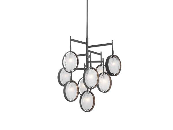 Maxin 9 Light Chandelier Lighting Uttermost