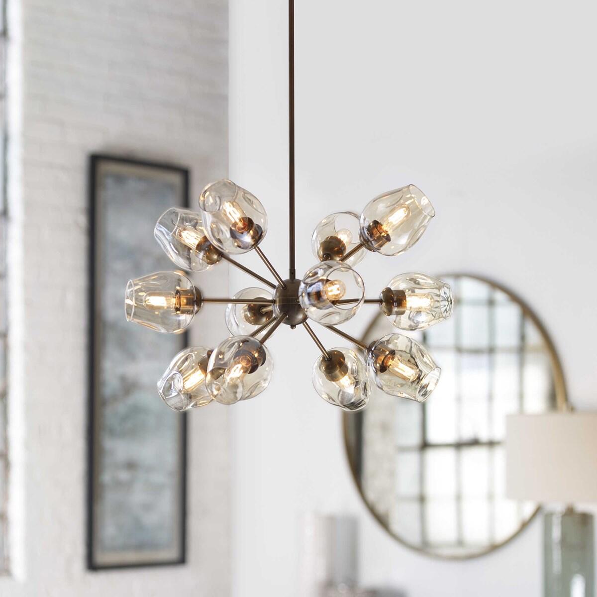 Chet 12 Light Chandelier Lighting Uttermost 11
