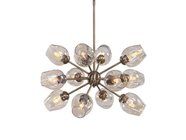 Chet 12 Light Chandelier Lighting Uttermost