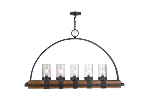 Atwood 5 Light Island Lighting Uttermost