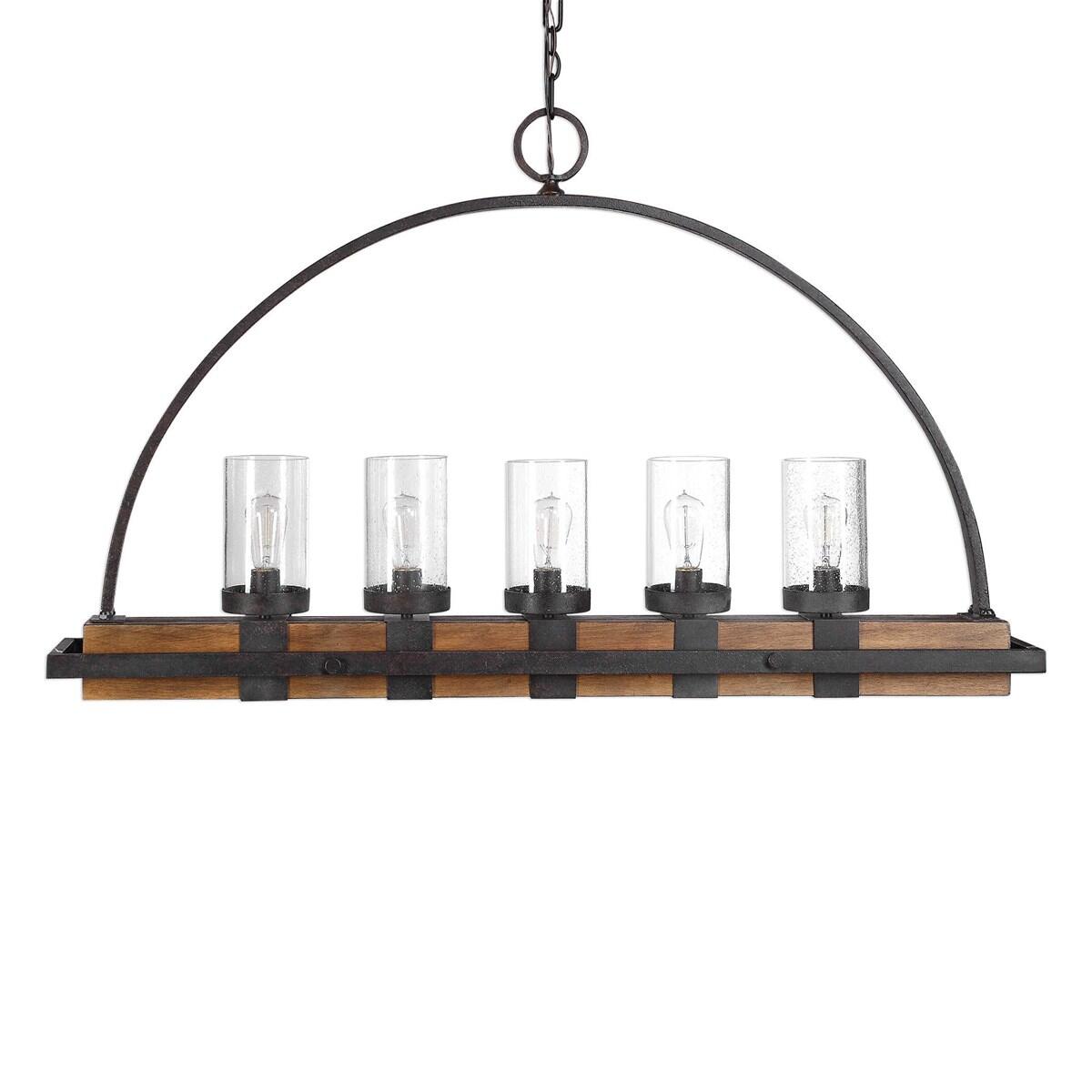 Atwood 5 Light Island Lighting Uttermost 8