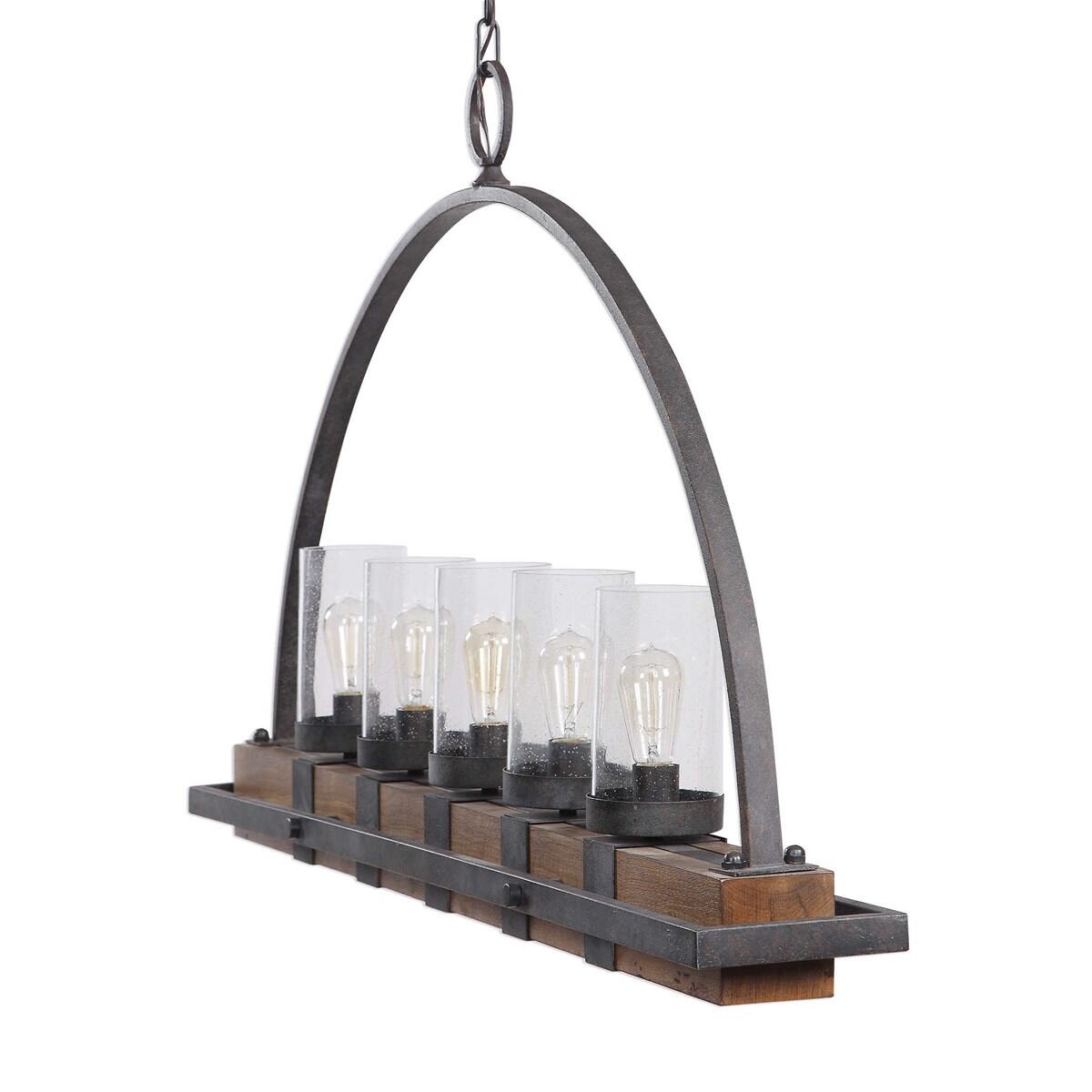 Atwood 5 Light Island Lighting Uttermost 11