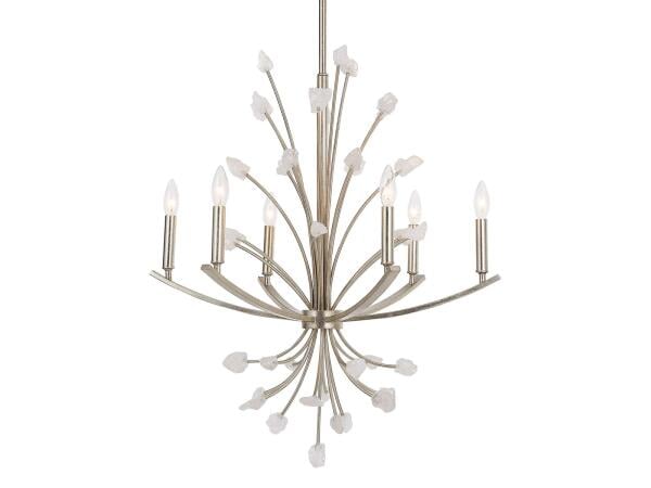 Juliette 6 Light Chandelier Lighting Uttermost