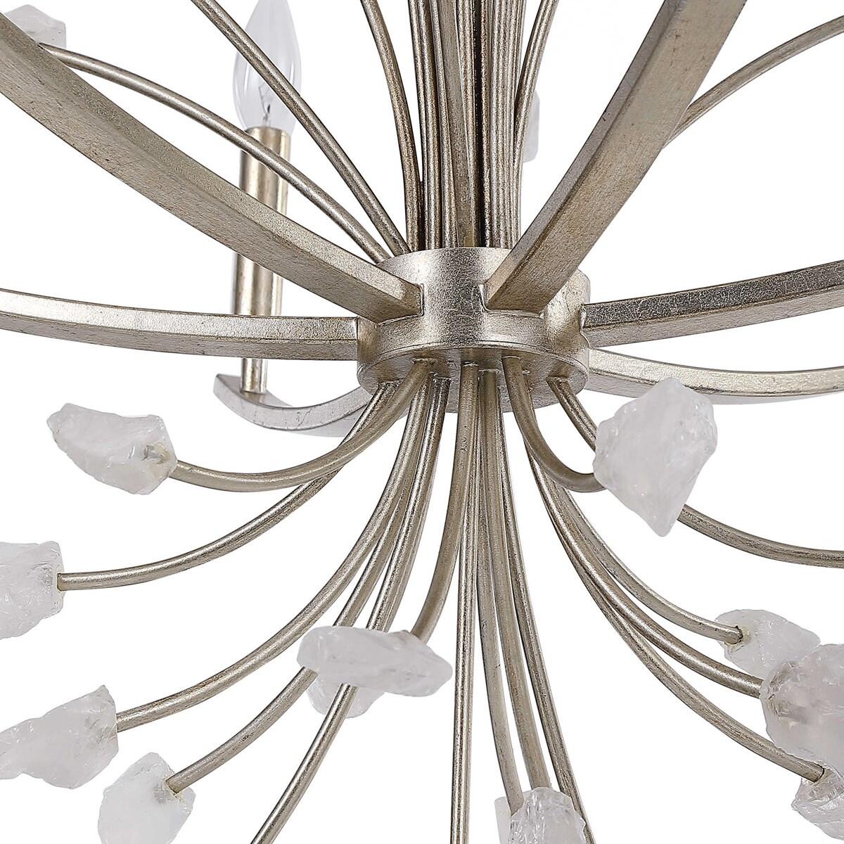 Juliette 6 Light Chandelier Lighting Uttermost 8
