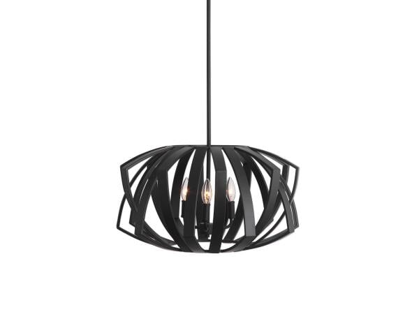 Thales 3 Light Pendant Lighting Uttermost