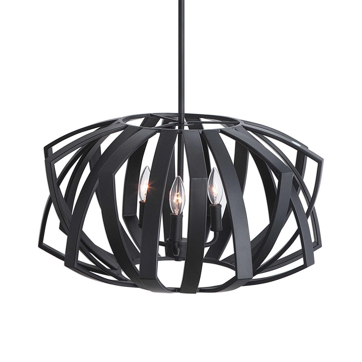 Thales 3 Light Pendant Lighting Uttermost 8