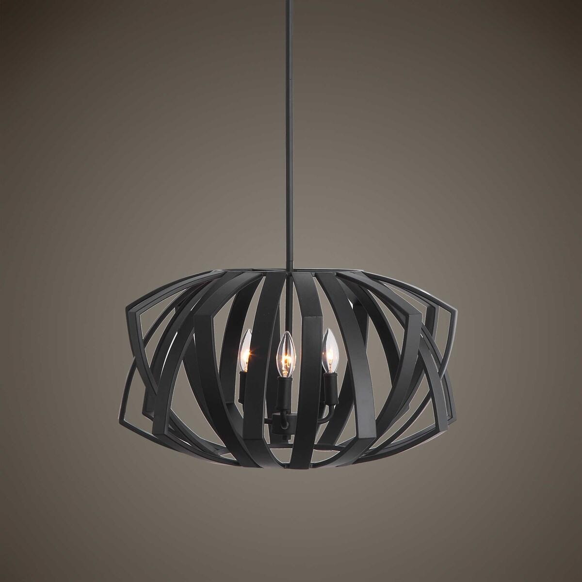 Thales 3 Light Pendant Lighting Uttermost 11