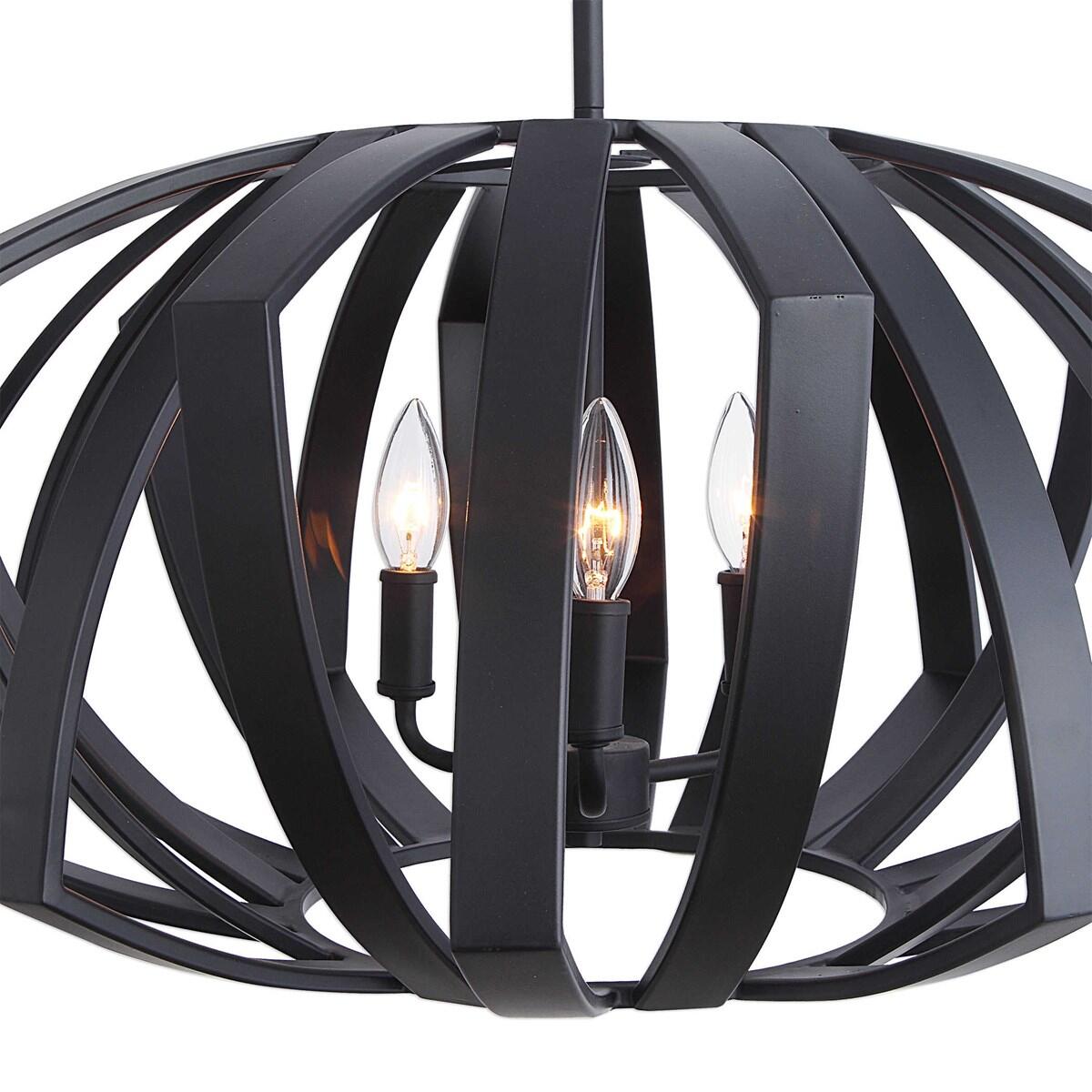 Thales 3 Light Pendant Lighting Uttermost 9