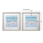 Sea Glass Sandbar Framed Prints, S/2 - Image 5
