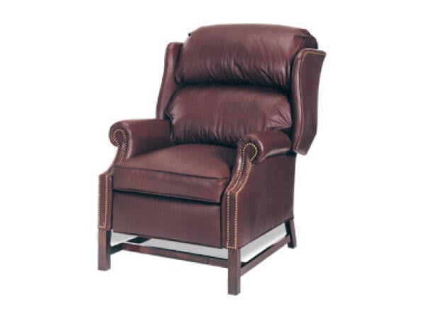 Odell Manual HI-Leg Recliner Recliners McKinley Leather Furniture