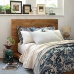 Harris Blue/Ivory Hand Micro Hooked Wool Rug - Image 3