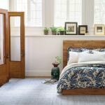 Harris Blue/Ivory Hand Micro Hooked Wool Rug - Image 2
