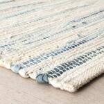 Denim Rag Handwoven Cotton Rug - Image 2