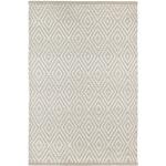 Diamond Platinum White Handwoven Indoor/Outdoor Rug