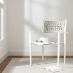 Diamond Platinum White Handwoven Indoor/Outdoor Rug - Image 6